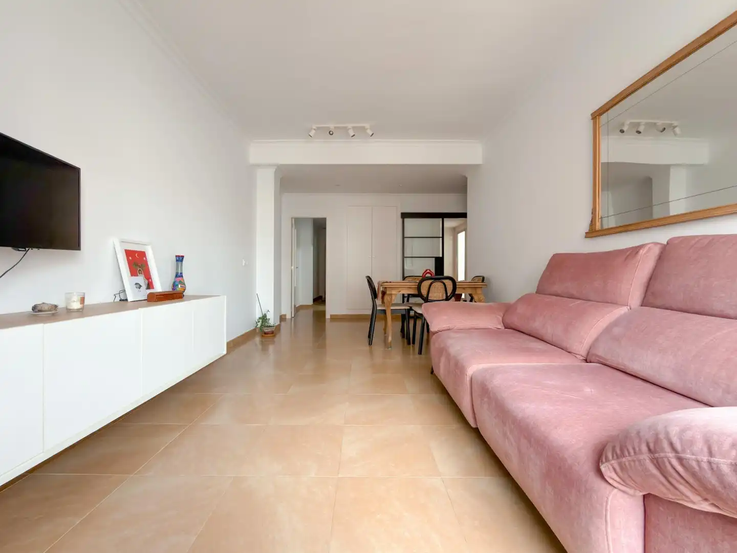 Sala de estar de Piso en venta en Rafelbuñol / Rafelbunyol con Aire acondicionado y Balcón