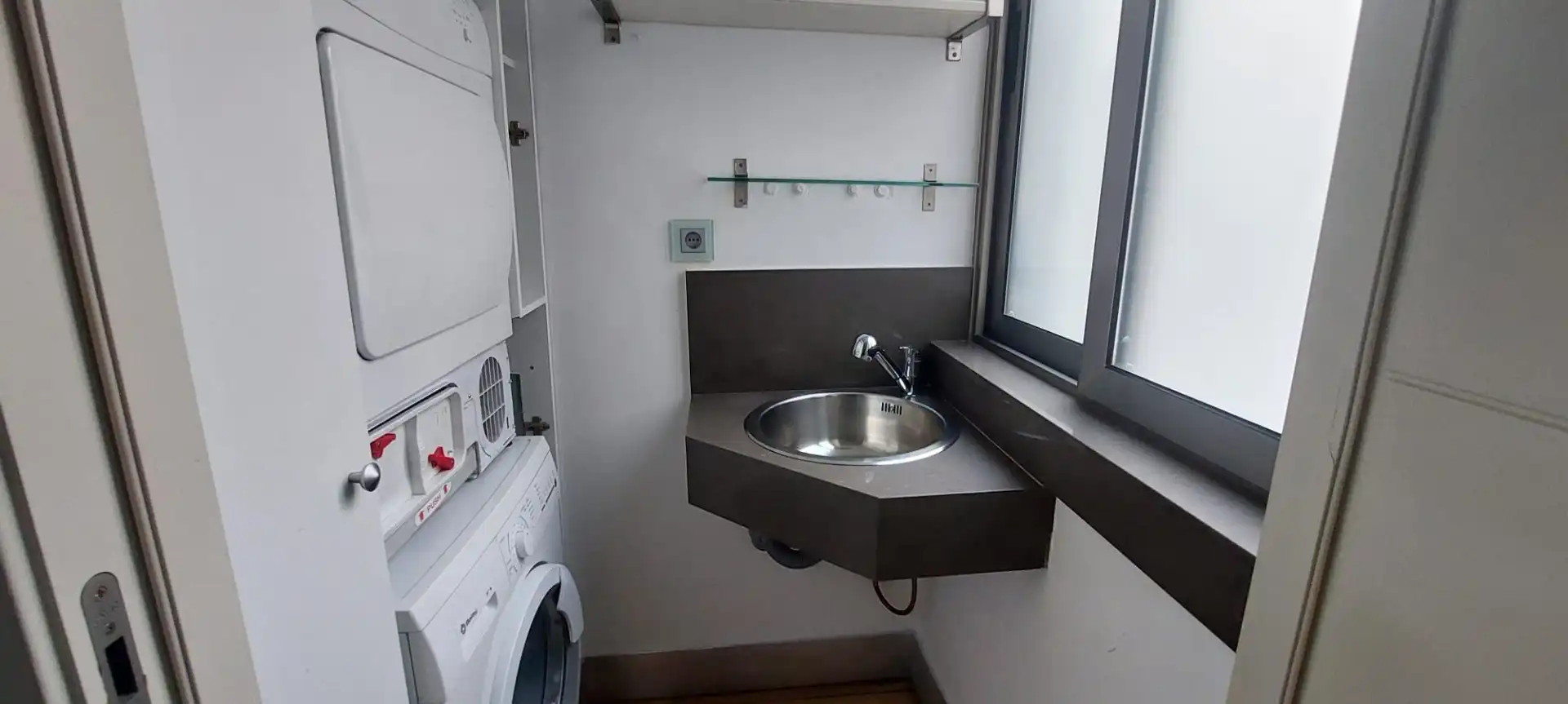 Bany de Apartament de lloguer en Murcia amb Aire condicionat, Calefacció i Moblat
