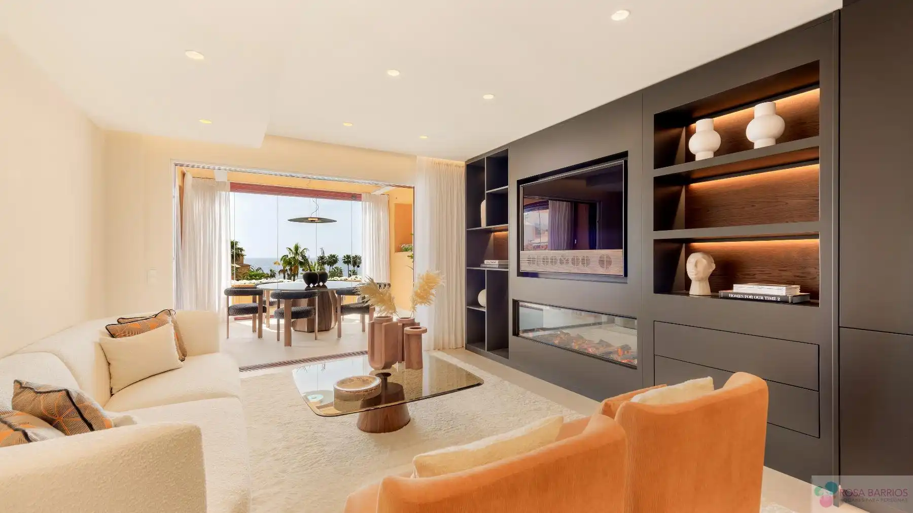 Wohnzimmer von Wohnung zum Verkauf in Estepona mit Klimaanlage, Terrasse und Abstellraum
