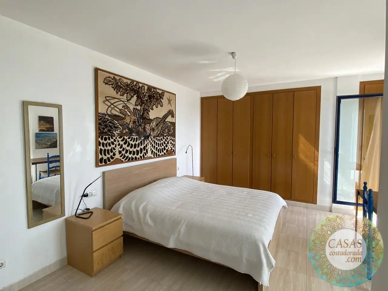 Schlafzimmer von Dachboden zum Verkauf in L'Ametlla de Mar  mit Klimaanlage und Abstellraum