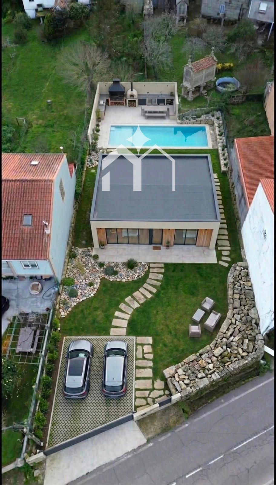 Jardí de Residencial en venda en Cangas 