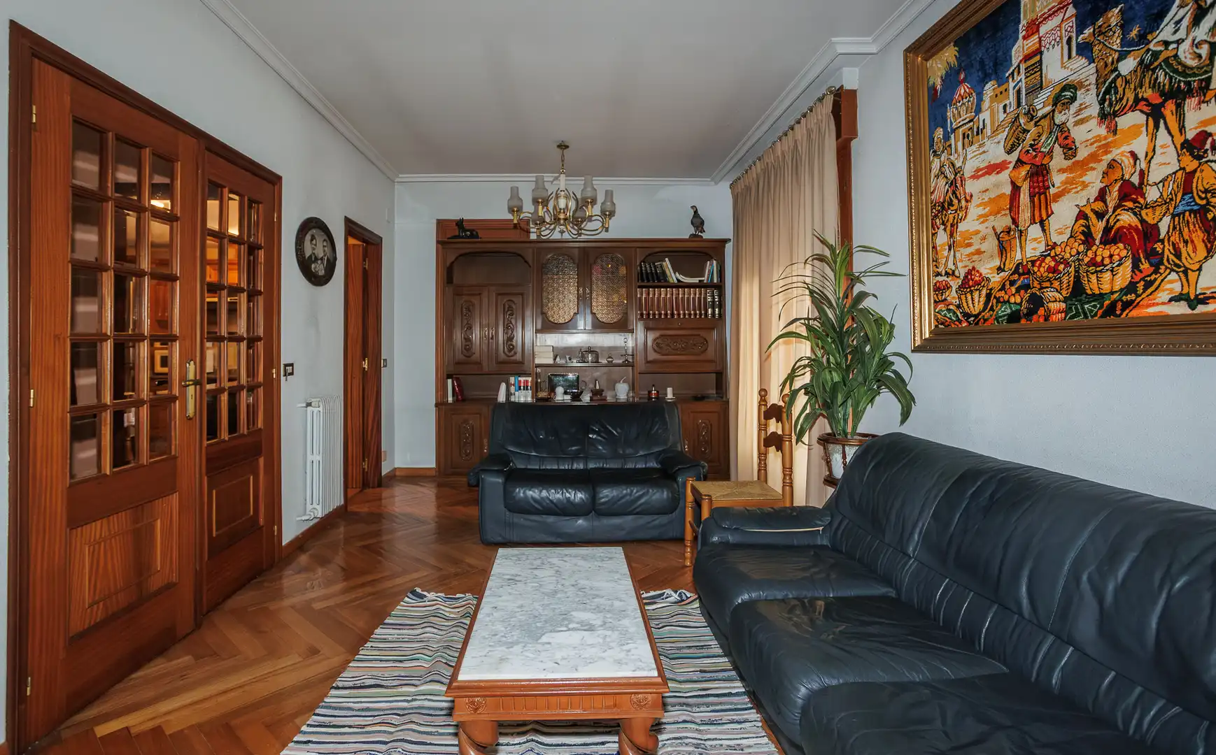 Sala de estar de Finca rústica en venta en O Barco de Valdeorras   con Amueblado