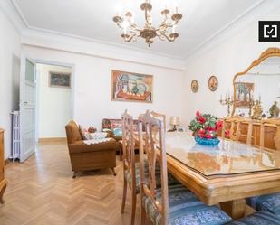 Dining room of Flat to rent in  Madrid Capital  with Air Conditioner, Heating and Furnished