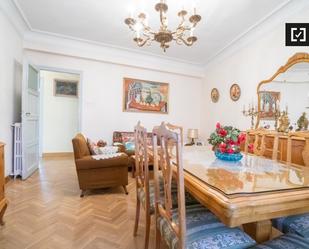 Dining room of Flat to rent in  Madrid Capital  with Air Conditioner, Heating and Balcony