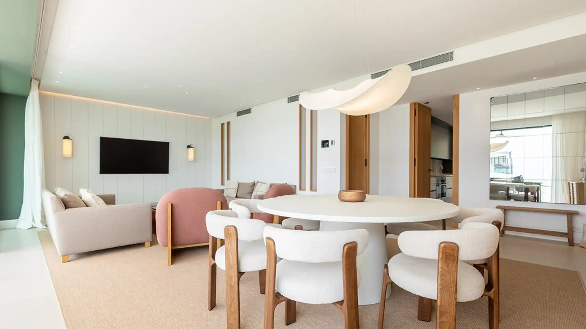 Wohnzimmer von Wohnungen zum Verkauf in Pollença mit Klimaanlage, Heizung und Terrasse