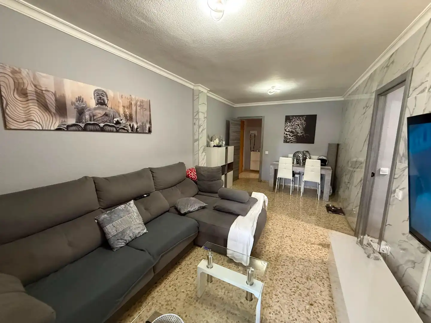 Sala de estar de Piso en venta en Alcalá de Guadaira
