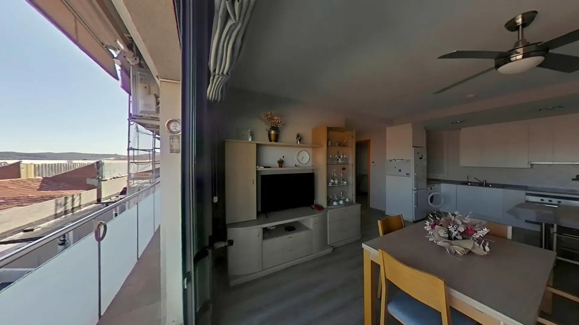 Kitchen of Flat for sale in Sabadell  with Air Conditioner, Parquet flooring and Storage room