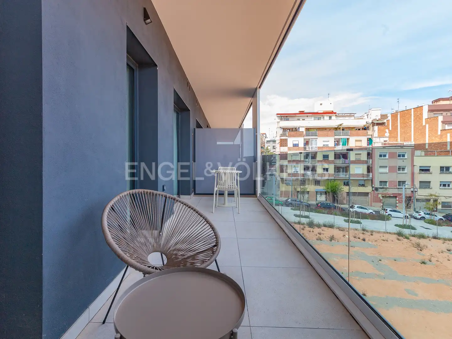 Terraza de Piso de alquiler en Esplugues de Llobregat con Aire acondicionado, Calefacción y Jardín privado