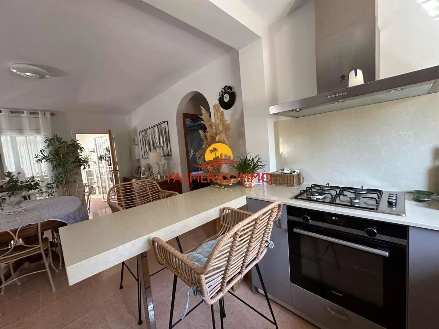 Küche von Haus oder Chalet zum Verkauf in L'Ametlla de Mar  mit Klimaanlage, Schwimmbad und Möbliert