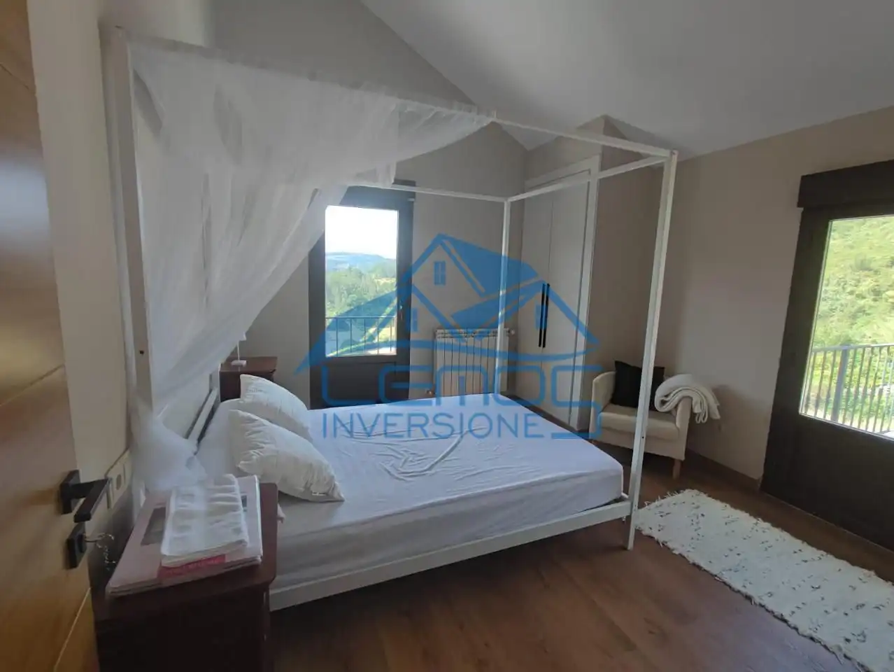Bedroom of Houses for sale in Candamo  with Air Conditioner, Private garden and Terrace