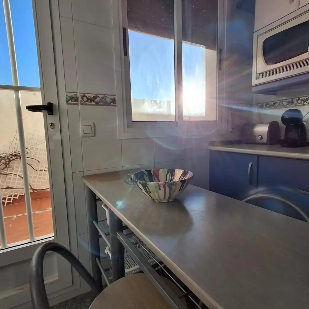Kitchen of Flat for sale in Fondón  with Air Conditioner, Private garden and Furnished