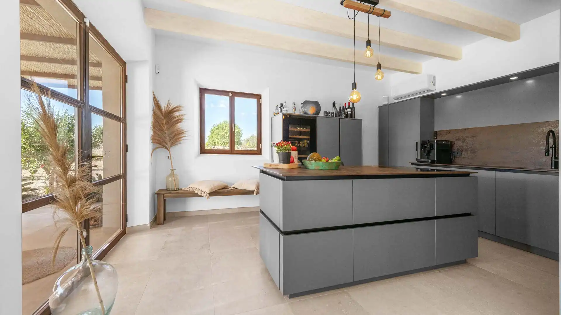 Kitchen of Country homes for sale in Ses Salines  with Air Conditioner, Heating and Terrace
