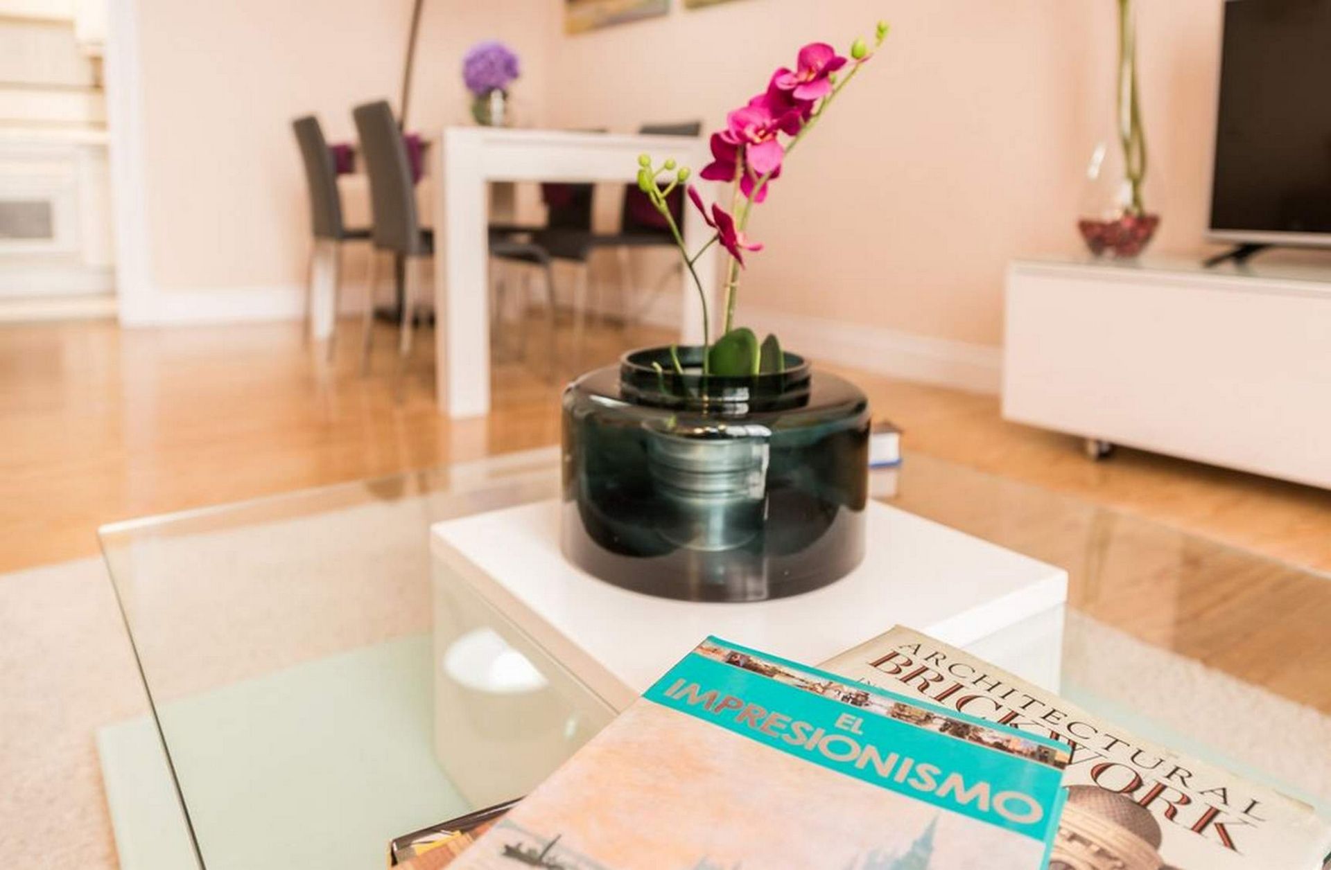 Living room of Flat to rent in Malgrat de Mar  with Air Conditioner, Furnished and TV