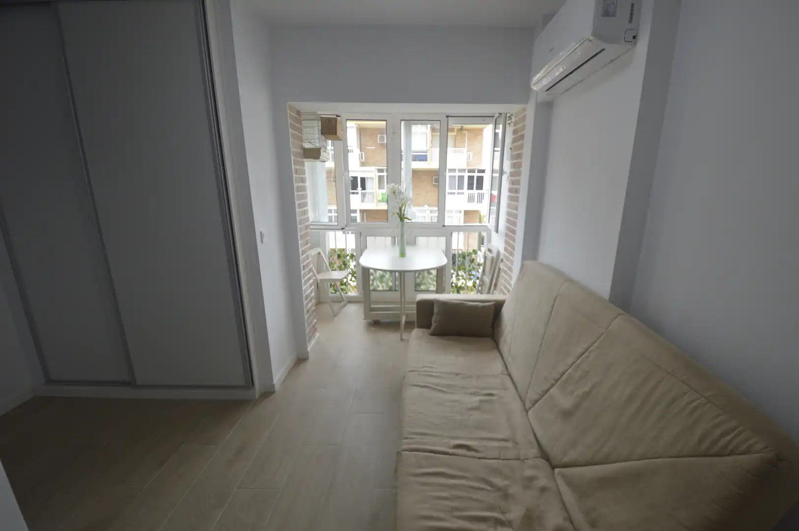 Balcony of Study for rent in Benalmádena  with Air Conditioner, Terrace and Furnished