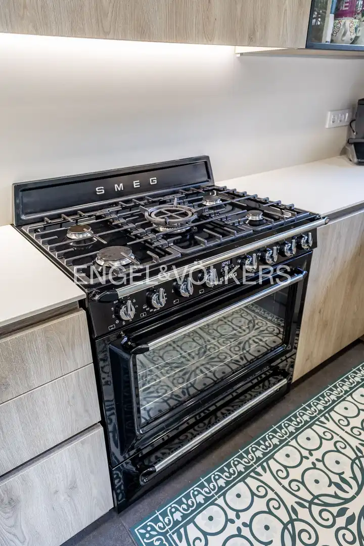 Kitchen of Houses for sale in Sant Cugat del Vallès  with Air Conditioner, Heating and Private garden