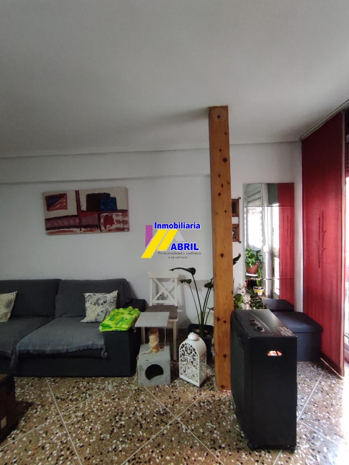 Living room of Flat for sale in Benetússer  with Air Conditioner, Terrace and Furnished