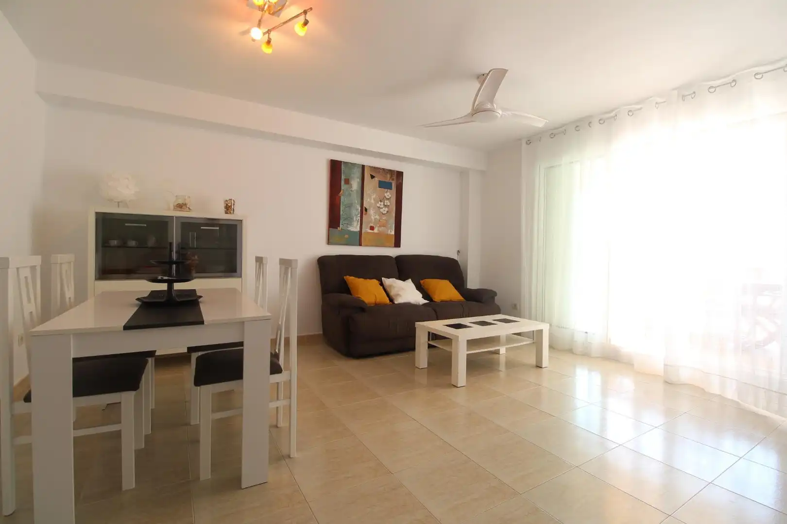 Sala de estar de Apartamento en venta en Cullera con Calefacción, Jardín privado y Terraza