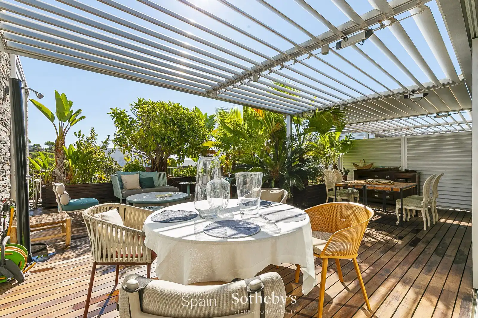Terrasse von Wohnungen zum Verkauf in Sant Pere de Ribes mit Klimaanlage, Privatgarten und Terrasse