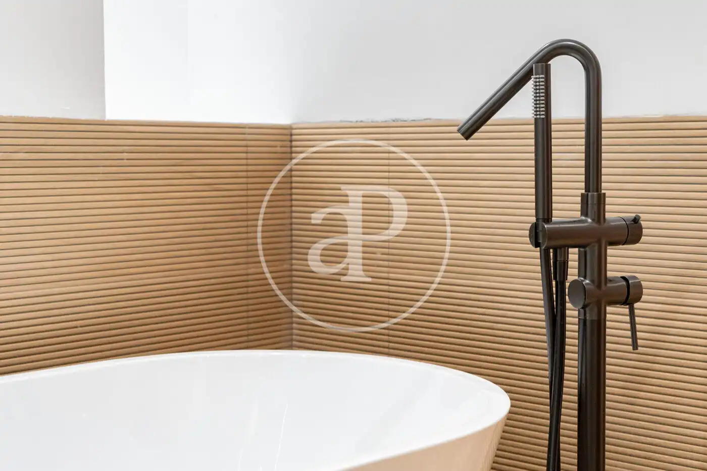 Badezimmer von Wohnung zur Miete in  Palma de Mallorca mit Klimaanlage, Heizung und Haustiere erlaubt