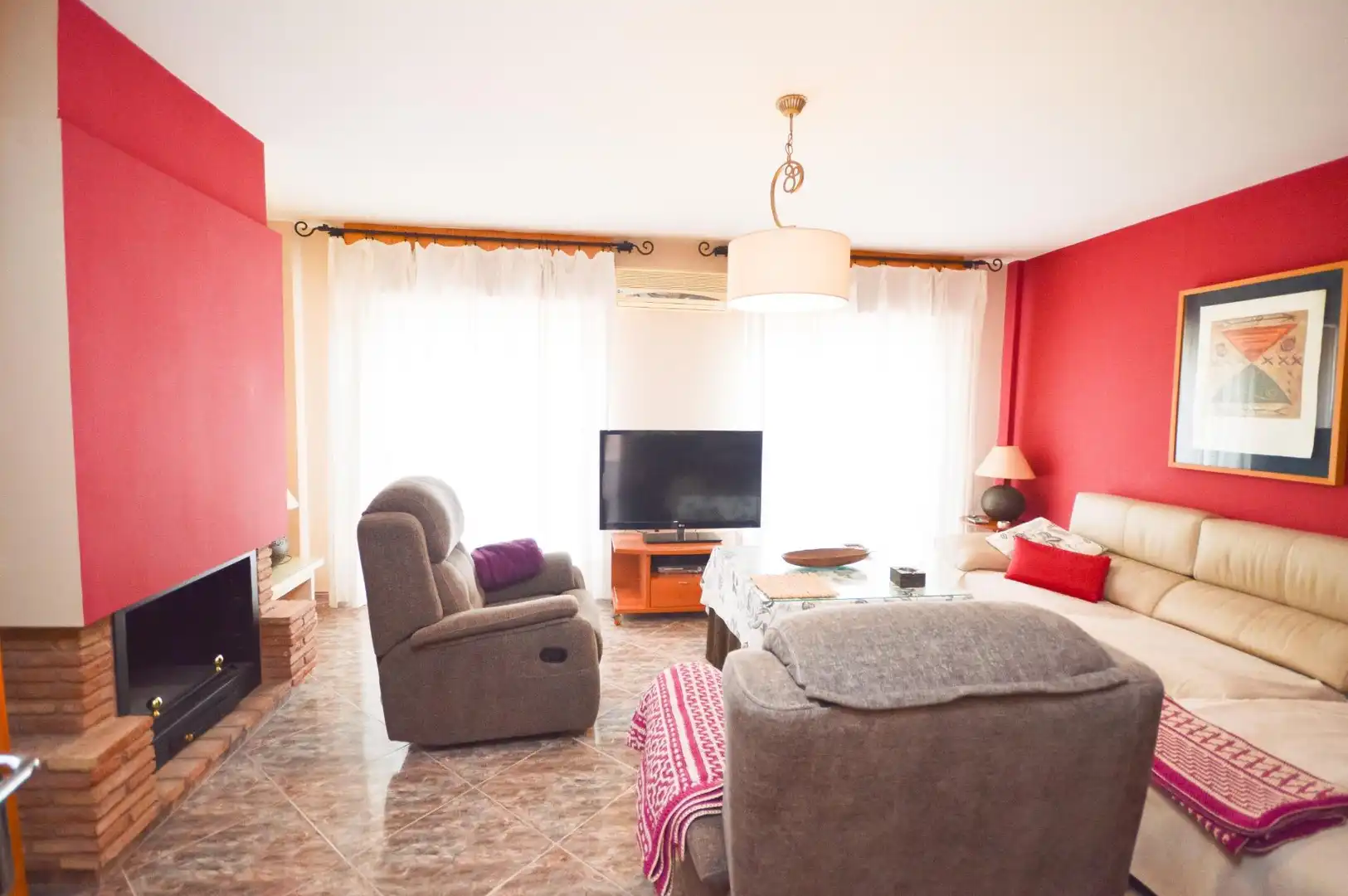 Sala de estar de Casa o chalet en venta en Gádor con Aire acondicionado, Terraza y Balcón