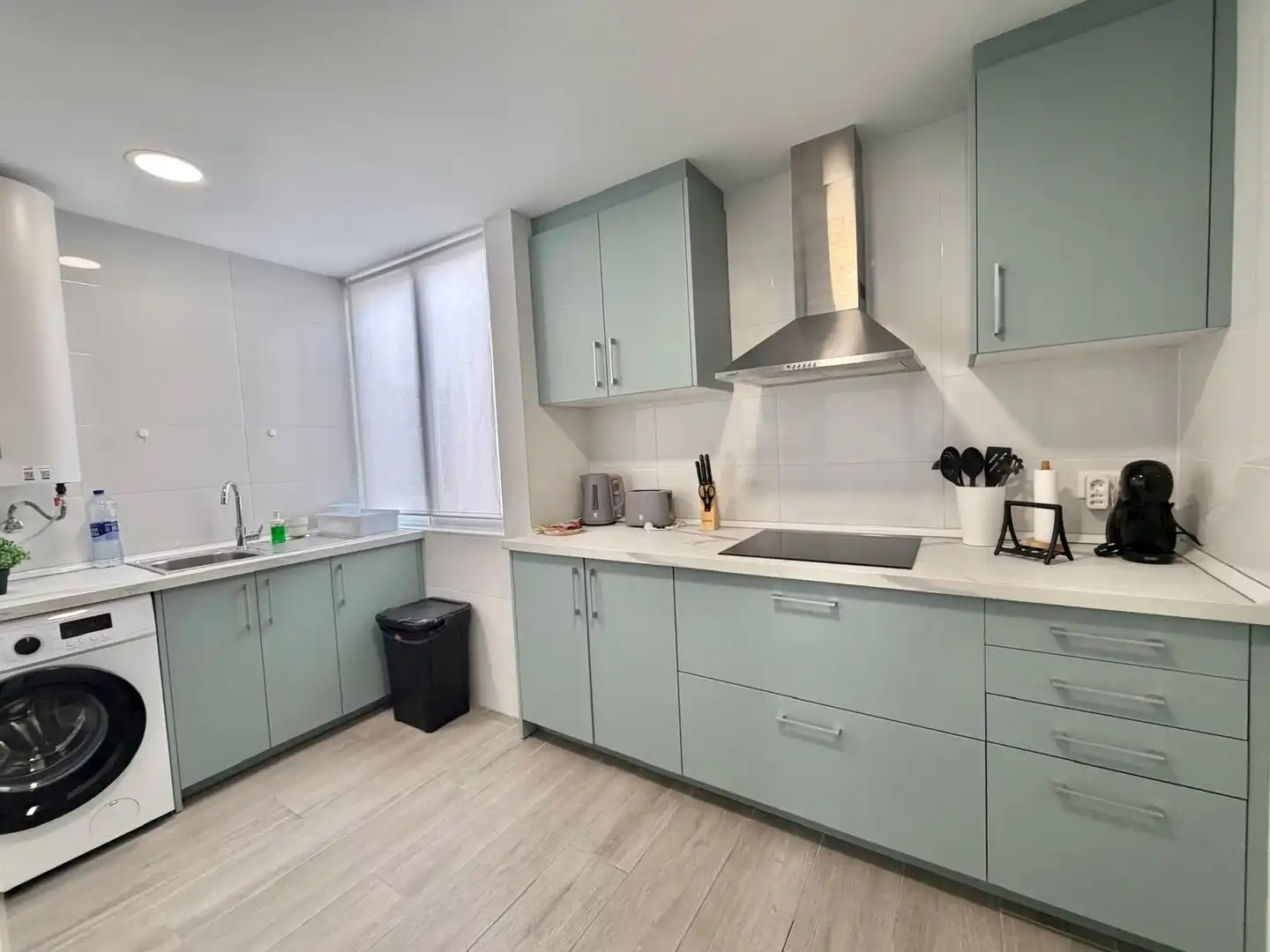 Cocina de Apartamento de alquiler en Jávea / Xàbia con Terraza, Amueblado y Internet
