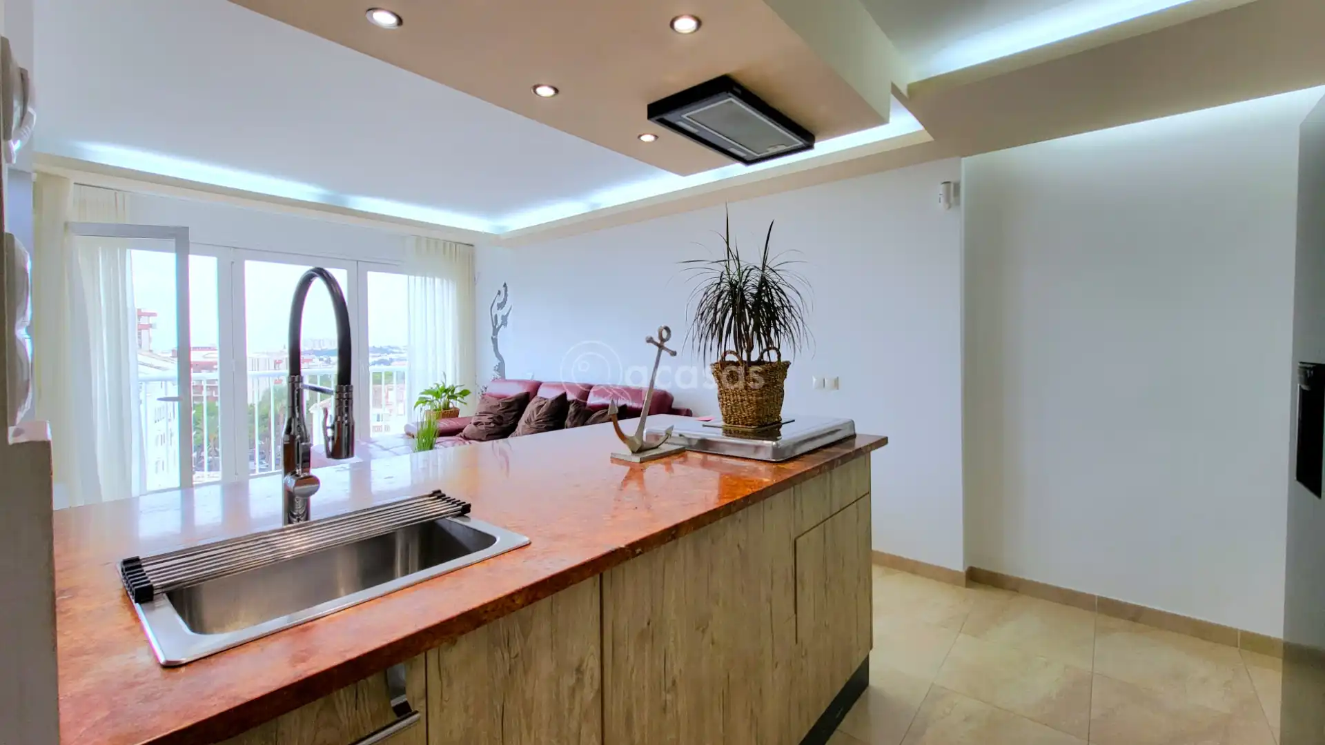 Cuina de Apartament en venda en Benalmádena amb Aire condicionat, Calefacció i Terrassa