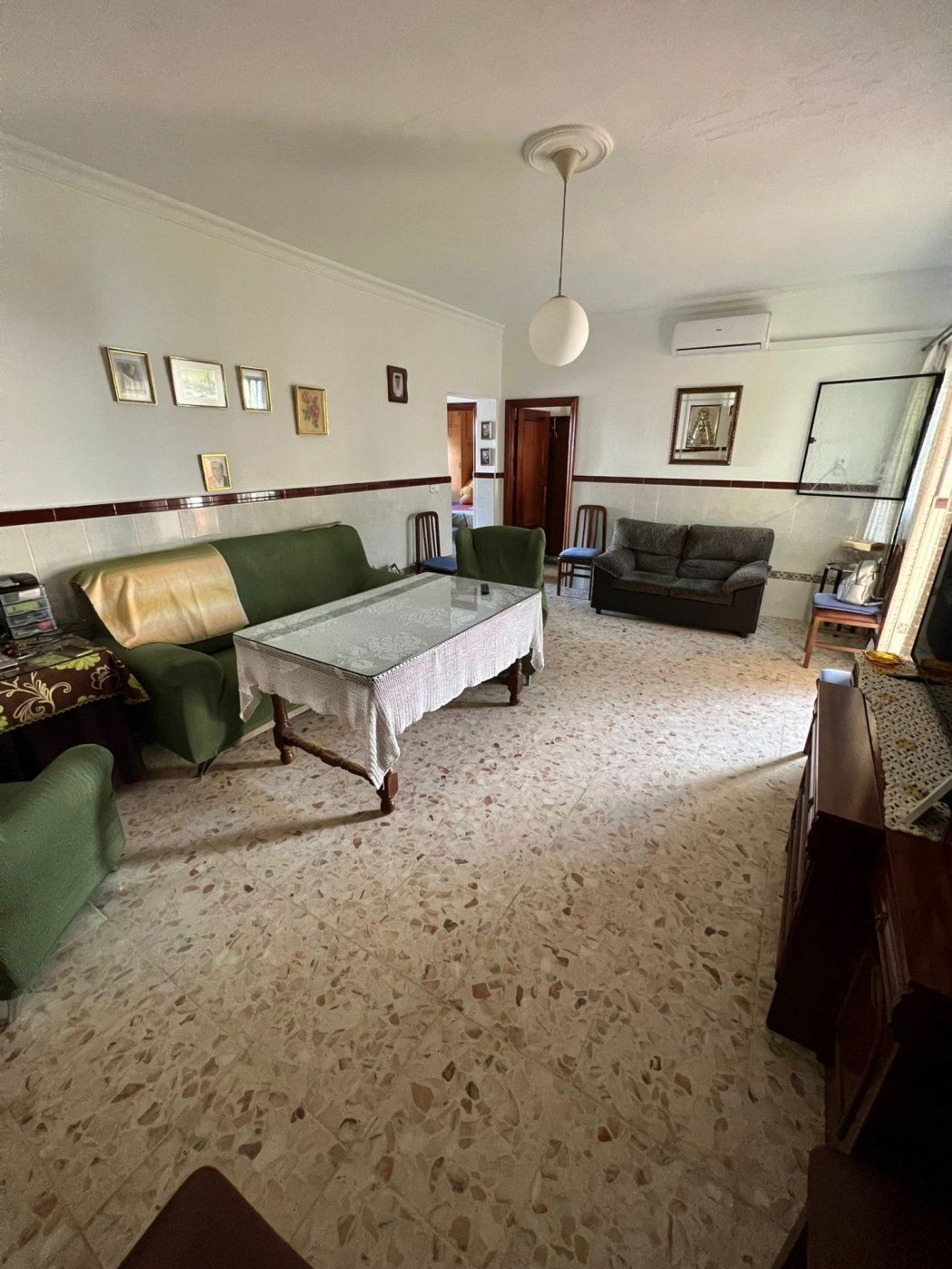 Sala d'estar de Casa o xalet en venda en Los Molares amb Aire condicionat, Jardí privat i Traster
