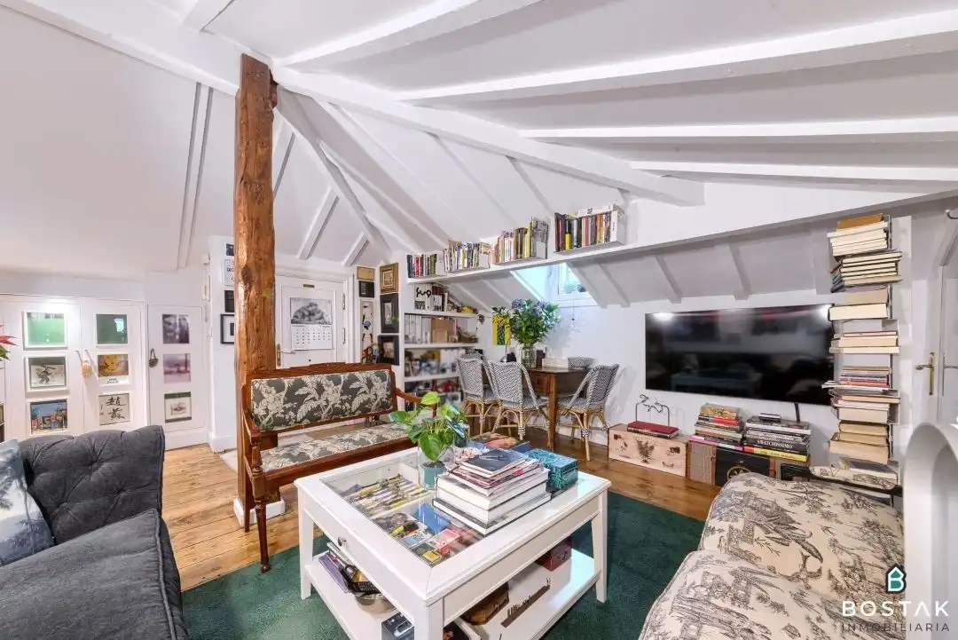 Sala de estar de Ático en venta en Bilbao  con Calefacción