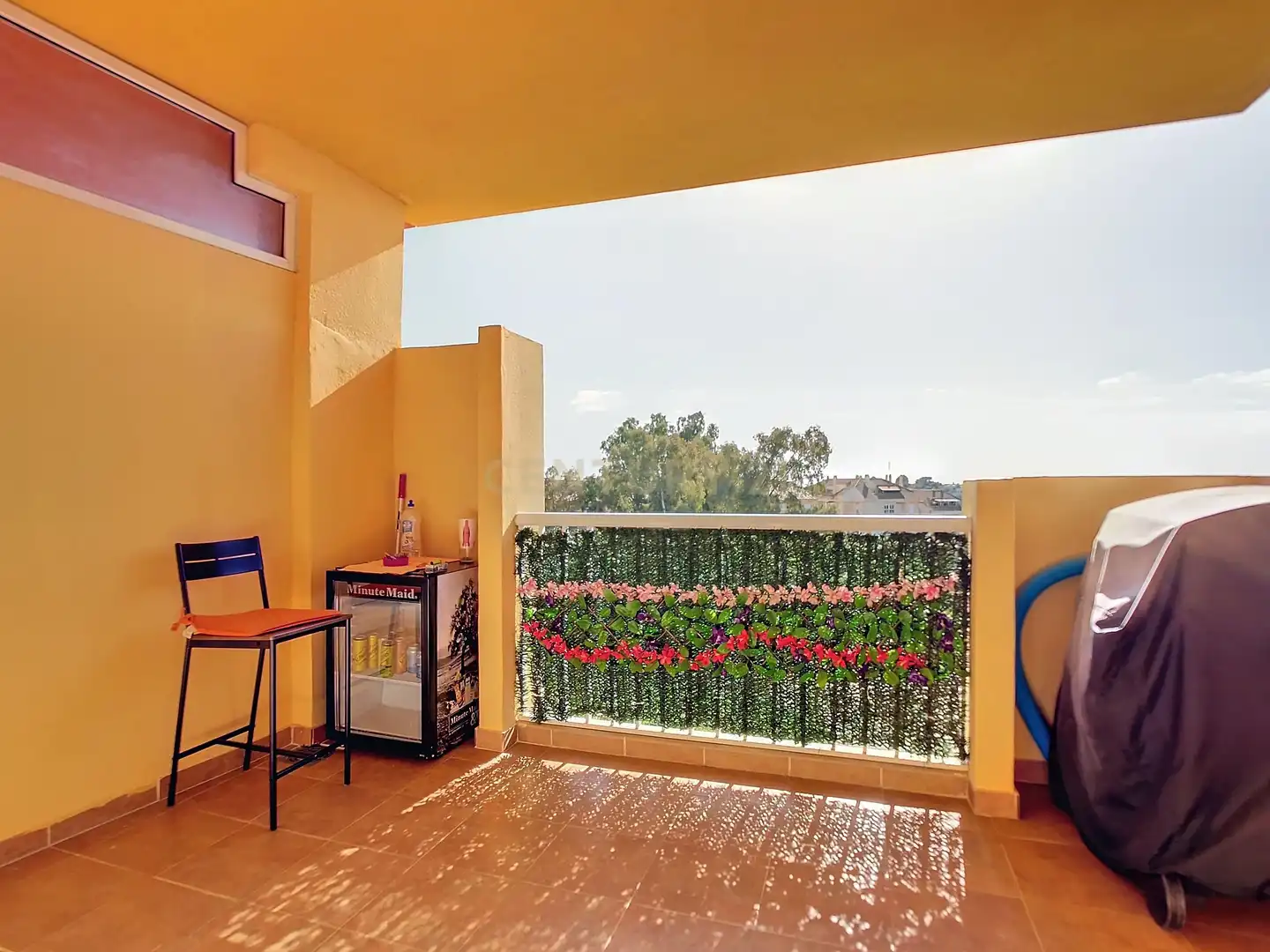 Terrace of Apartments for sale in Fuengirola  with Air Conditioner, Private garden and Storage room