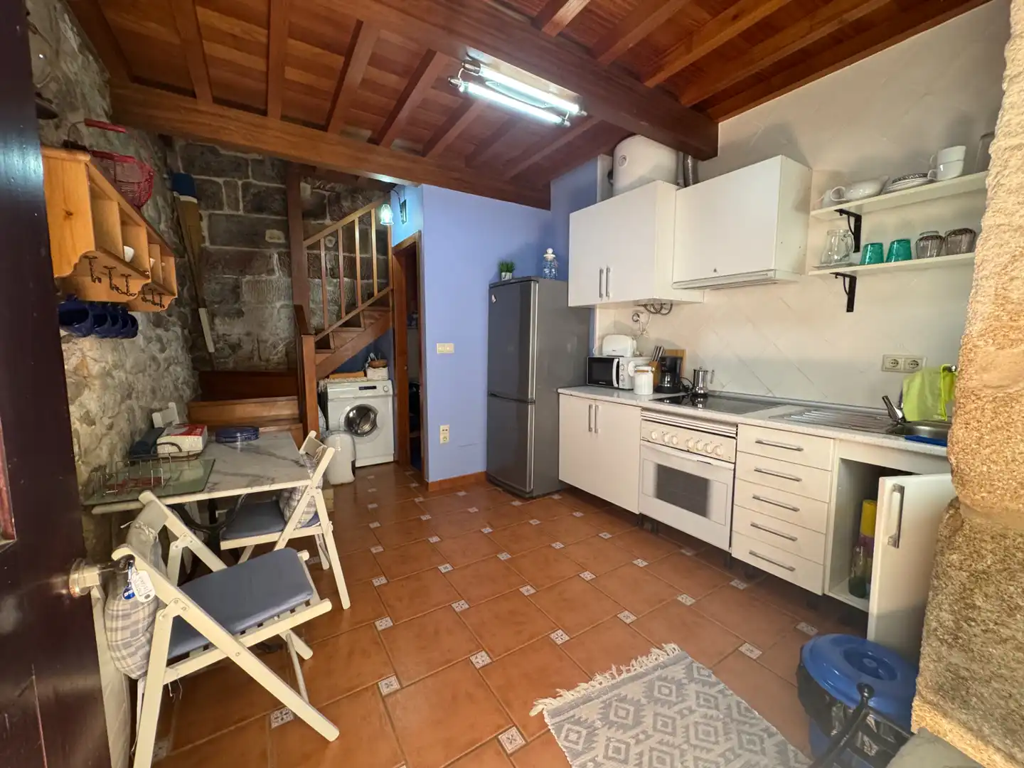 Cuina de Casa o xalet en venda en Muros amb Moblat