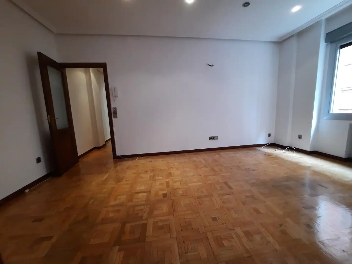 Wohnzimmer von Wohnung zur Miete in Madrid mit Klimaanlage, Heizung und Parkett