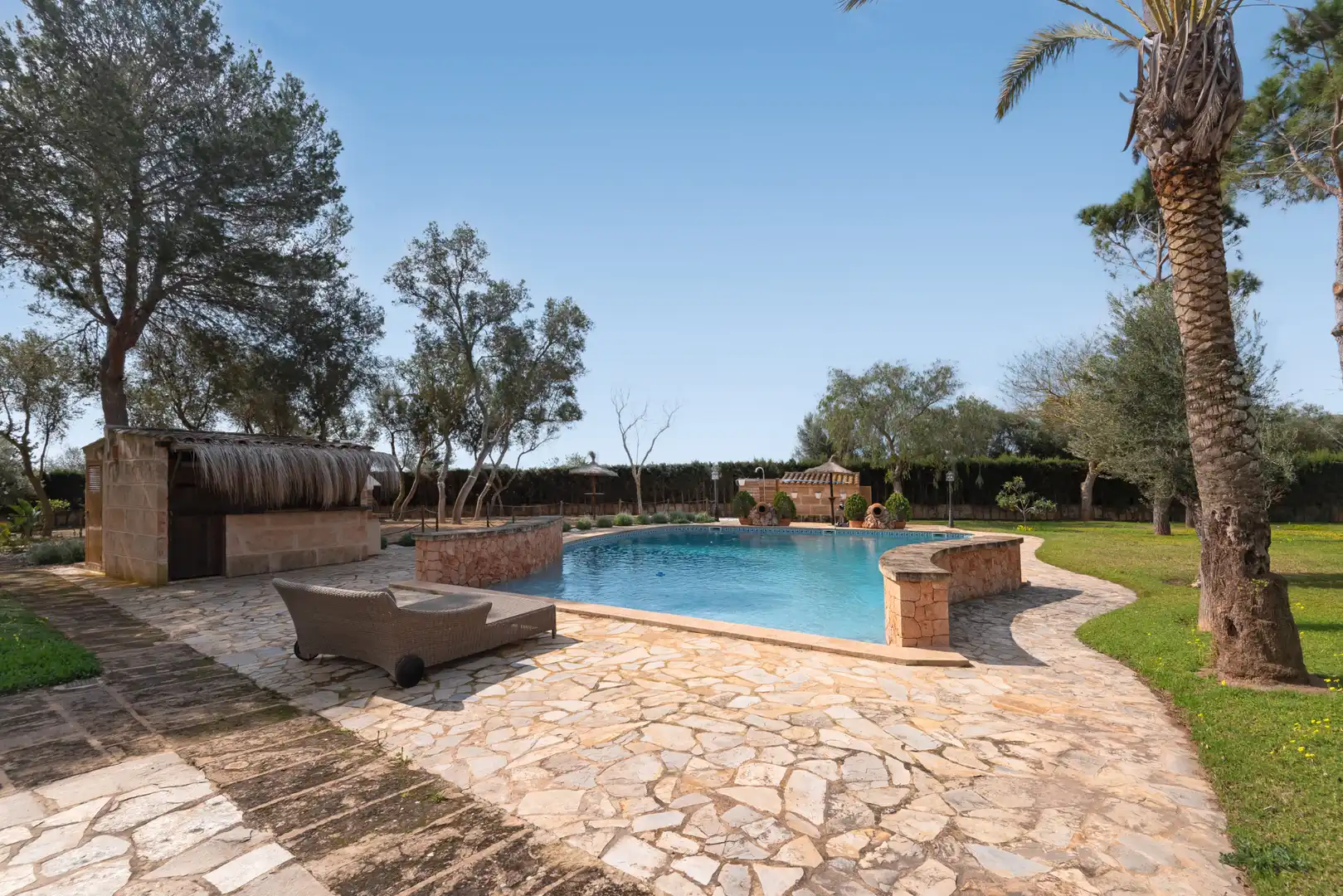 Piscina de Finca rústica en venda en Llucmajor amb Aire condicionat, Calefacció i Jardí privat