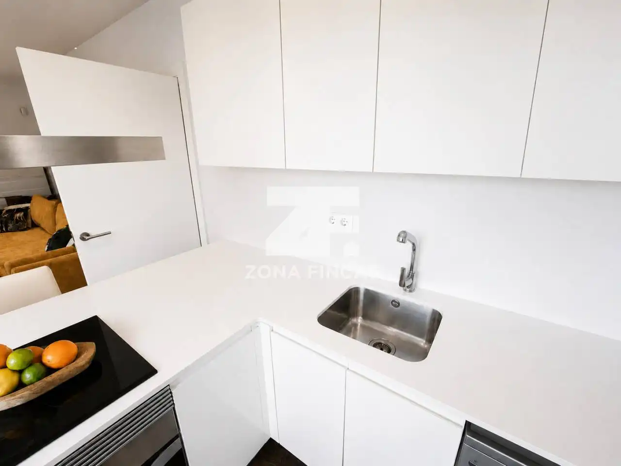 Kitchen of Attic for sale in Badalona  with Air Conditioner, Heating and Parquet flooring