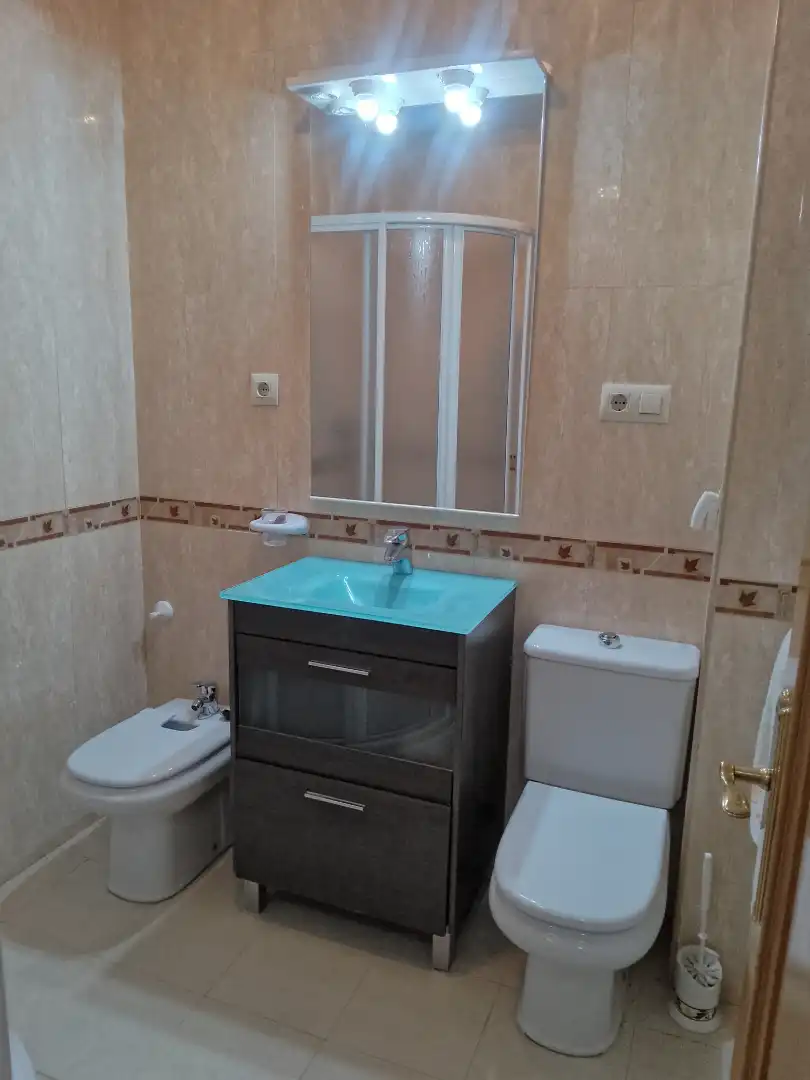 Bany de Casa o xalet de lloguer en Escalona amb Aire condicionat, Jardí privat i Terrassa