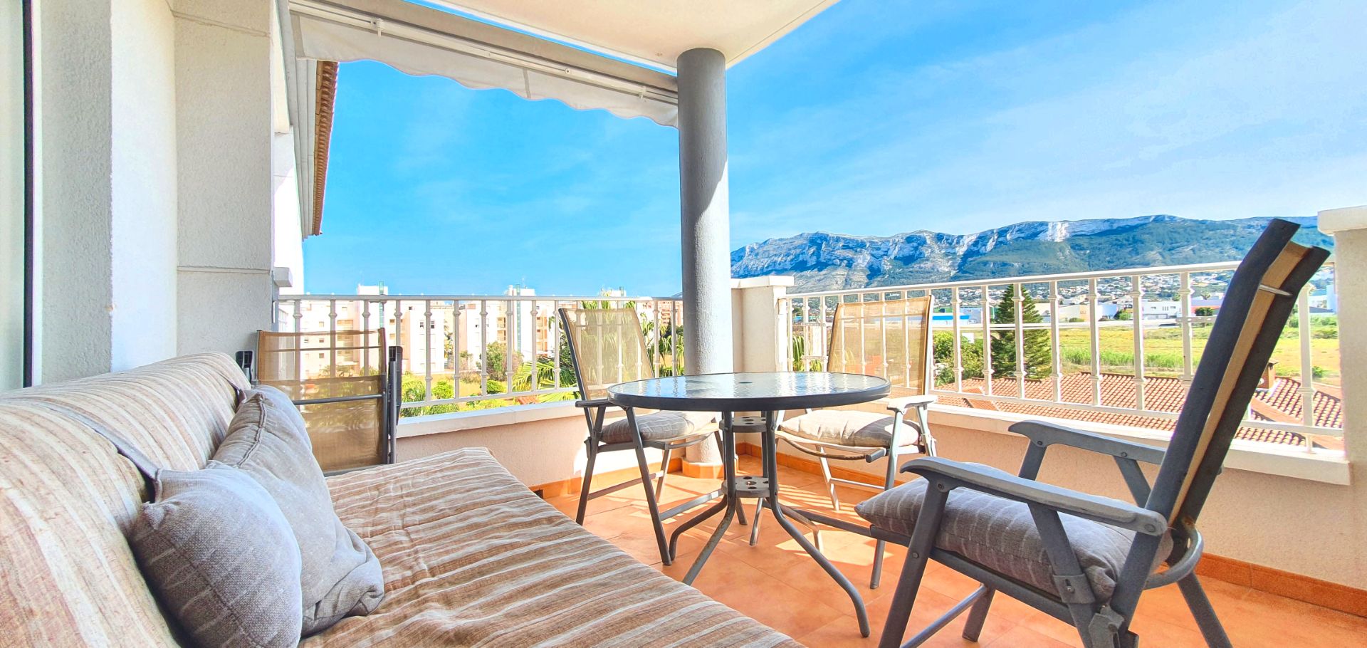 Bedroom of Apartment to rent in Dénia  with Air Conditioner, Heating and Terrace