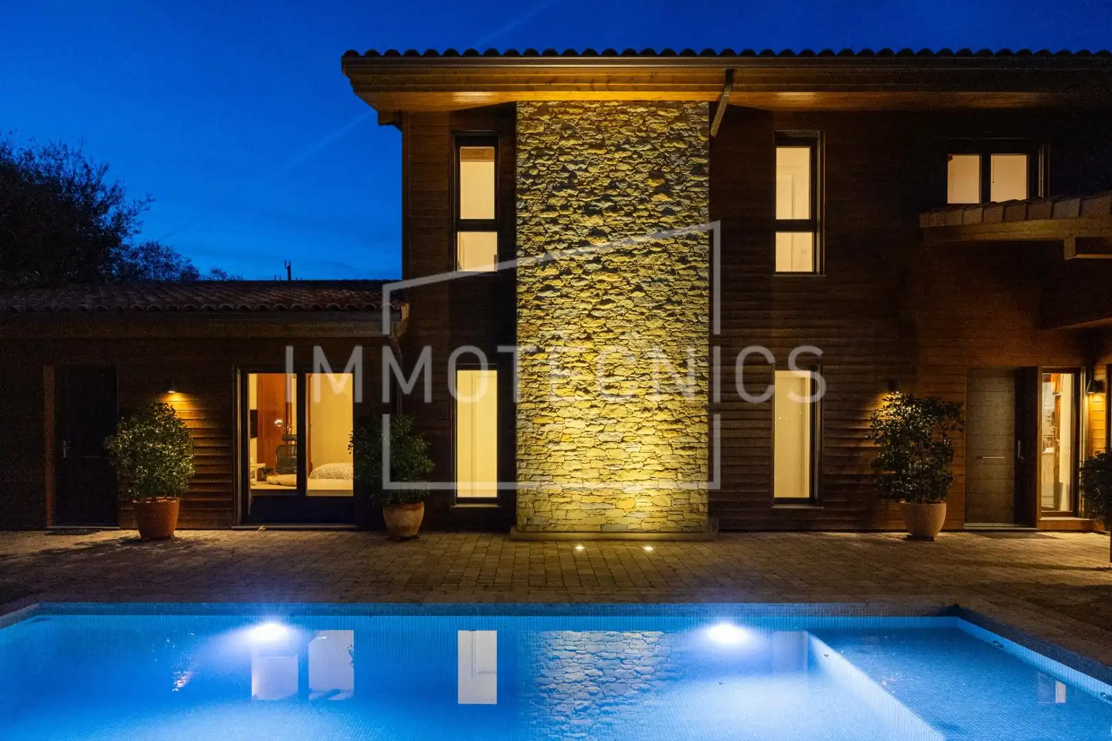 Piscina de Casa o xalet en venda en Sant Esteve de Palautordera amb Aire condicionat, Jardí privat i Piscina
