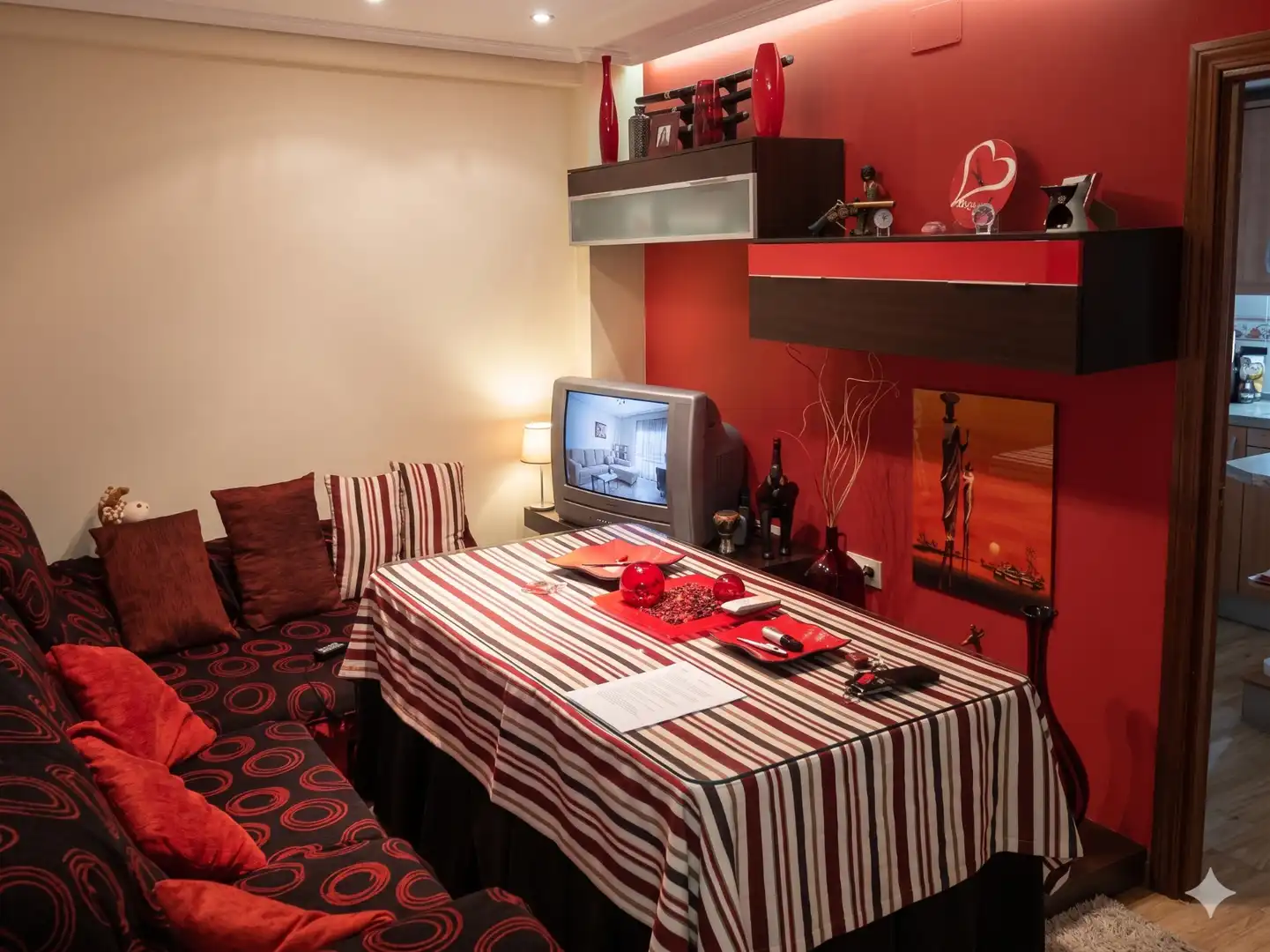 Living room of Attic for sale in Córdoba  with Air Conditioner, Terrace and Furnished