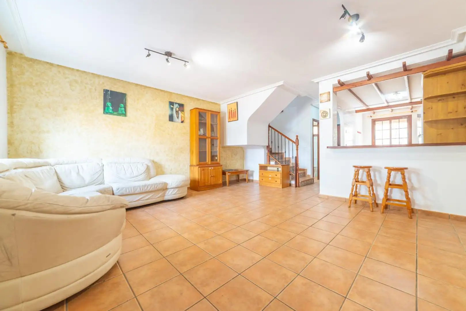 Living room of Detached homes for sale in San Javier  with Furnished, Balcony and Community pool
