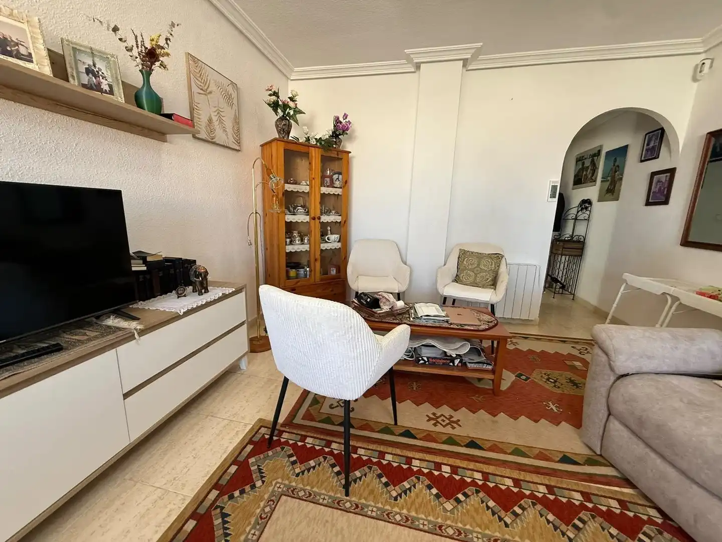Sala de estar de Piso en venta en Guardamar del Segura con Trastero y Amueblado