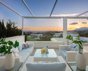 Terrace of House or chalet for sale in Marbella  with Air Conditioner, Private garden and Terrace