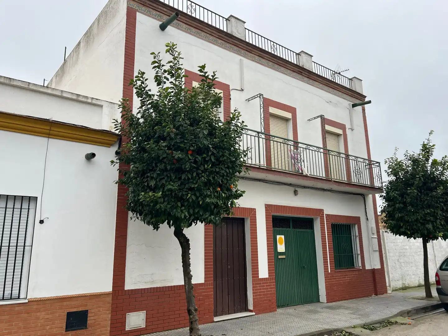 Exterior view of Single-family semi-detached for sale in Bollullos de la Mitación  with Terrace