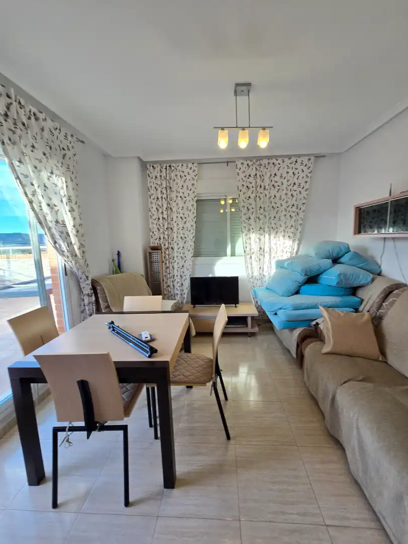 Sala d'estar de Àtic en venda en Oropesa del Mar / Orpesa amb Aire condicionat, Calefacció i Terrassa