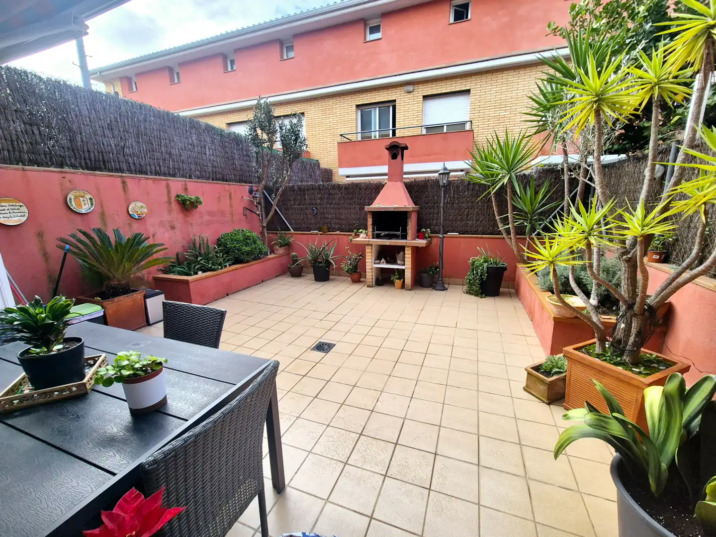 Terraza de Casa adosada en venta en Malgrat de Mar con Aire acondicionado, Calefacción y Jardín privado