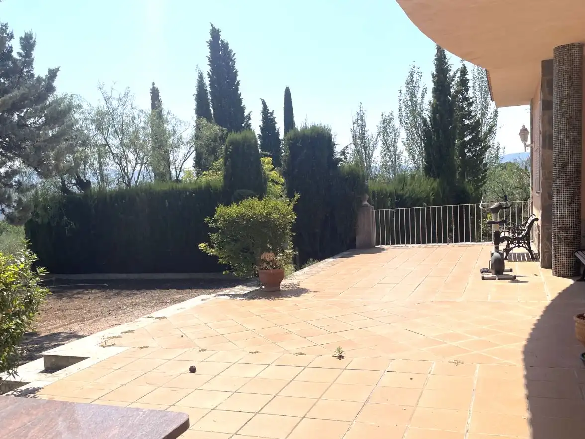 Jardí de Casa o xalet en venda en Cocentaina amb Aire condicionat, Terrassa i Piscina