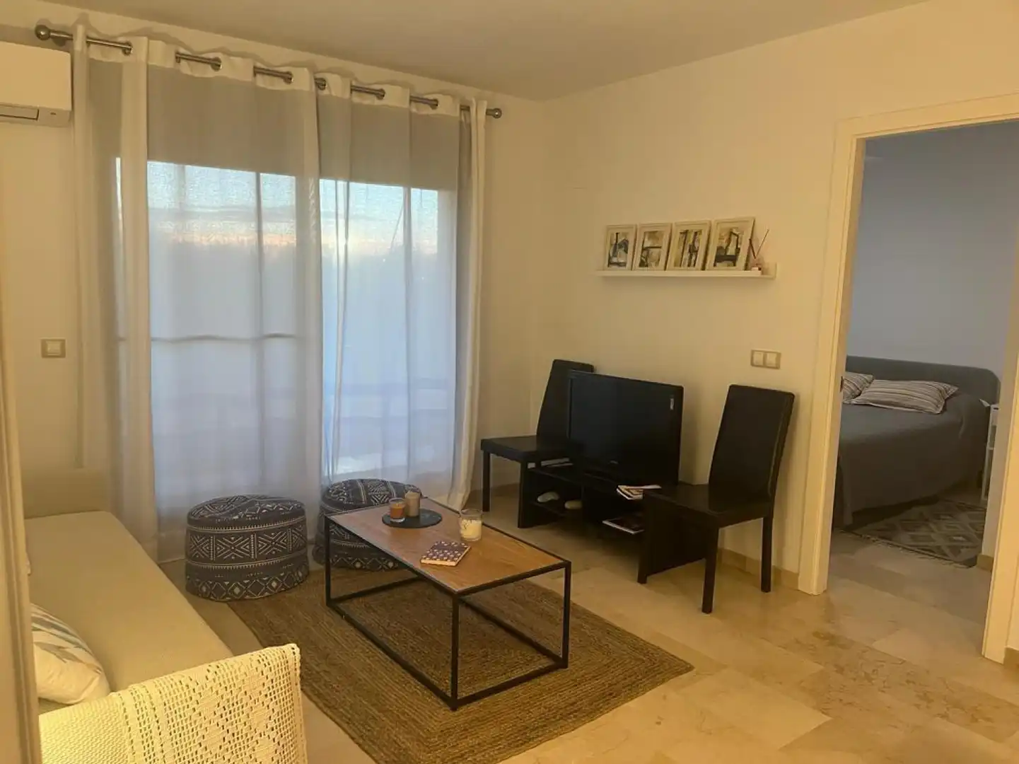 Living room of Flat for rent in El Puig de Santa Maria  with Air Conditioner, Heating and Private garden