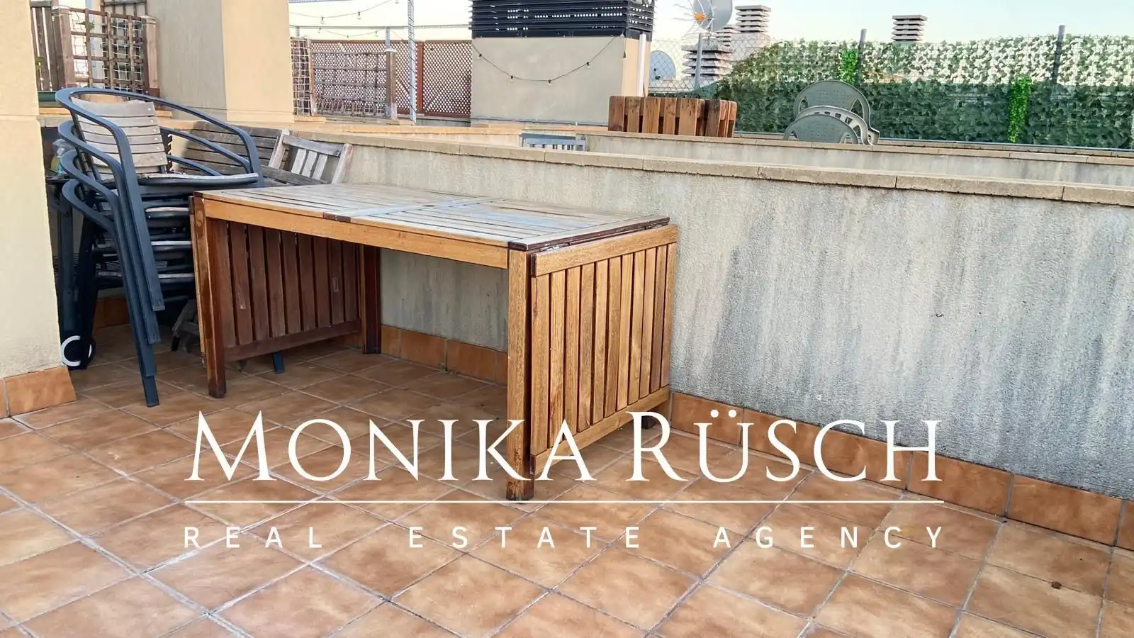 Terraza de Ático de alquiler en Vilanova i la Geltrú con Aire acondicionado, Calefacción y Terraza
