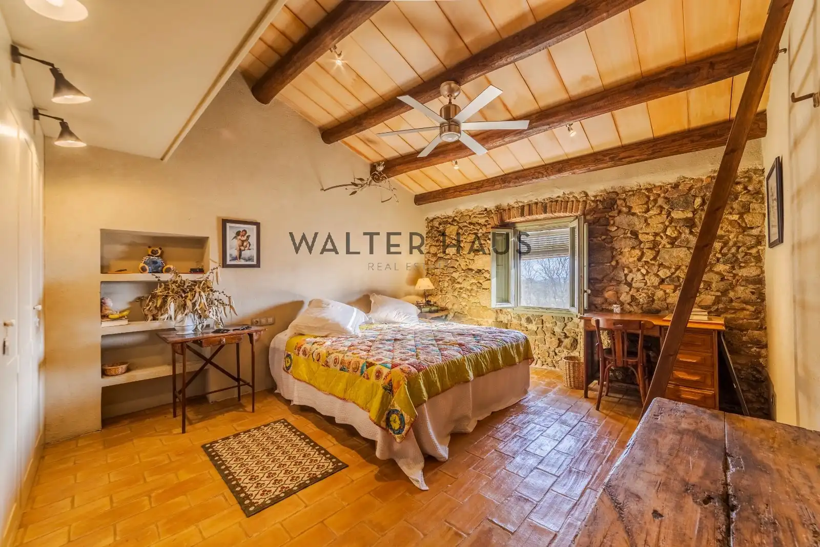 Bedroom of Houses for sale in Lloret de Mar  with Air Conditioner, Heating and Private garden