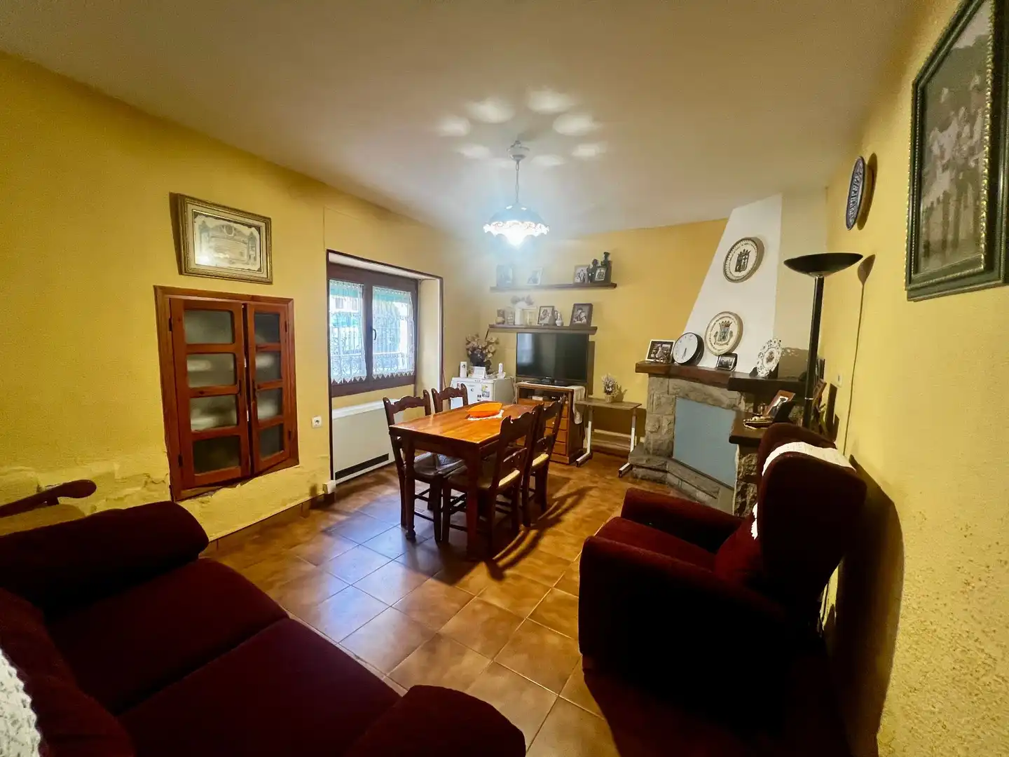 Sala de estar de Finca rústica en venta en Biar con Calefacción, Terraza y Trastero