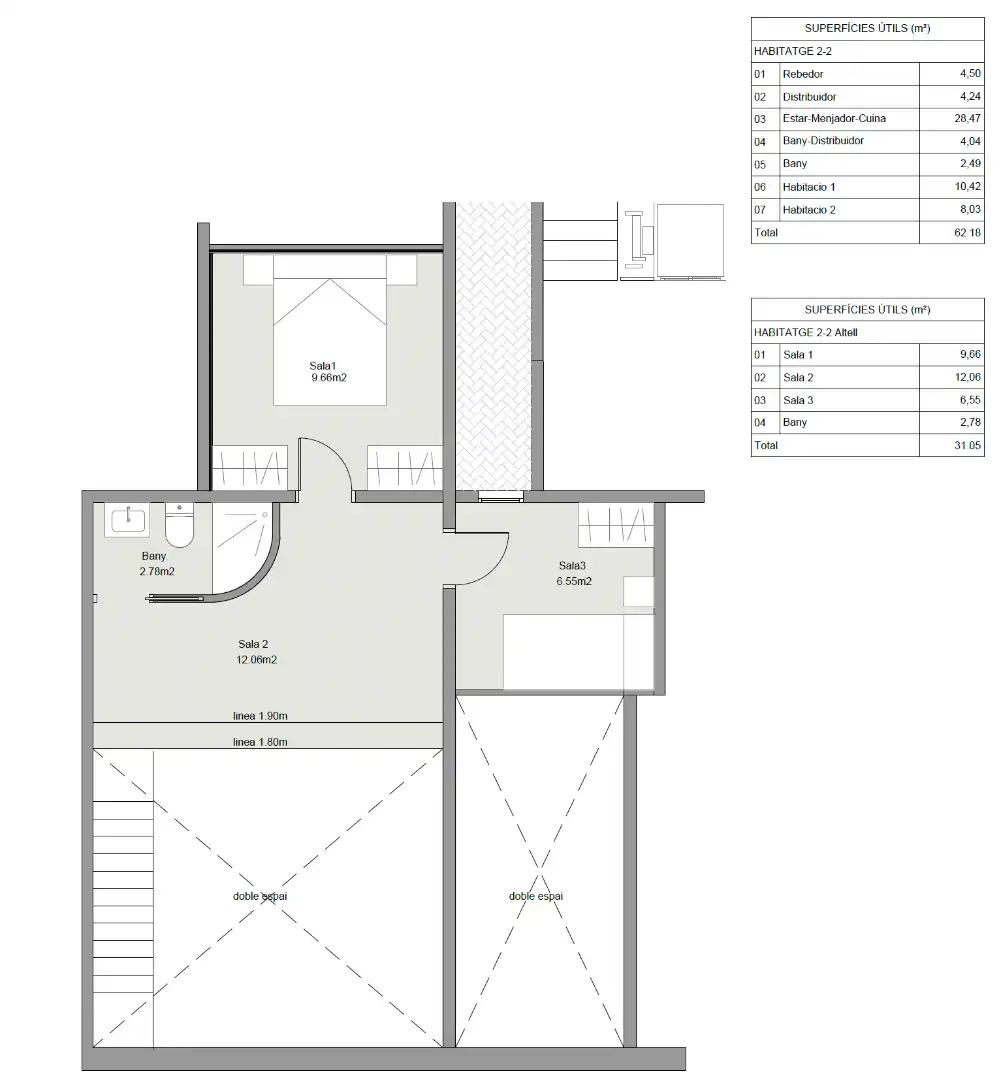Ático en venta en Sant Feliu de Llobregat con Aire acondicionado, Calefacción y Parquet