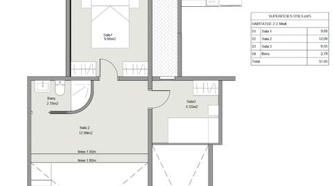 Foto 5 de Àtic en venda a Carrer de Laureà Miró, 64, Centre - Can Nadal, Barcelona